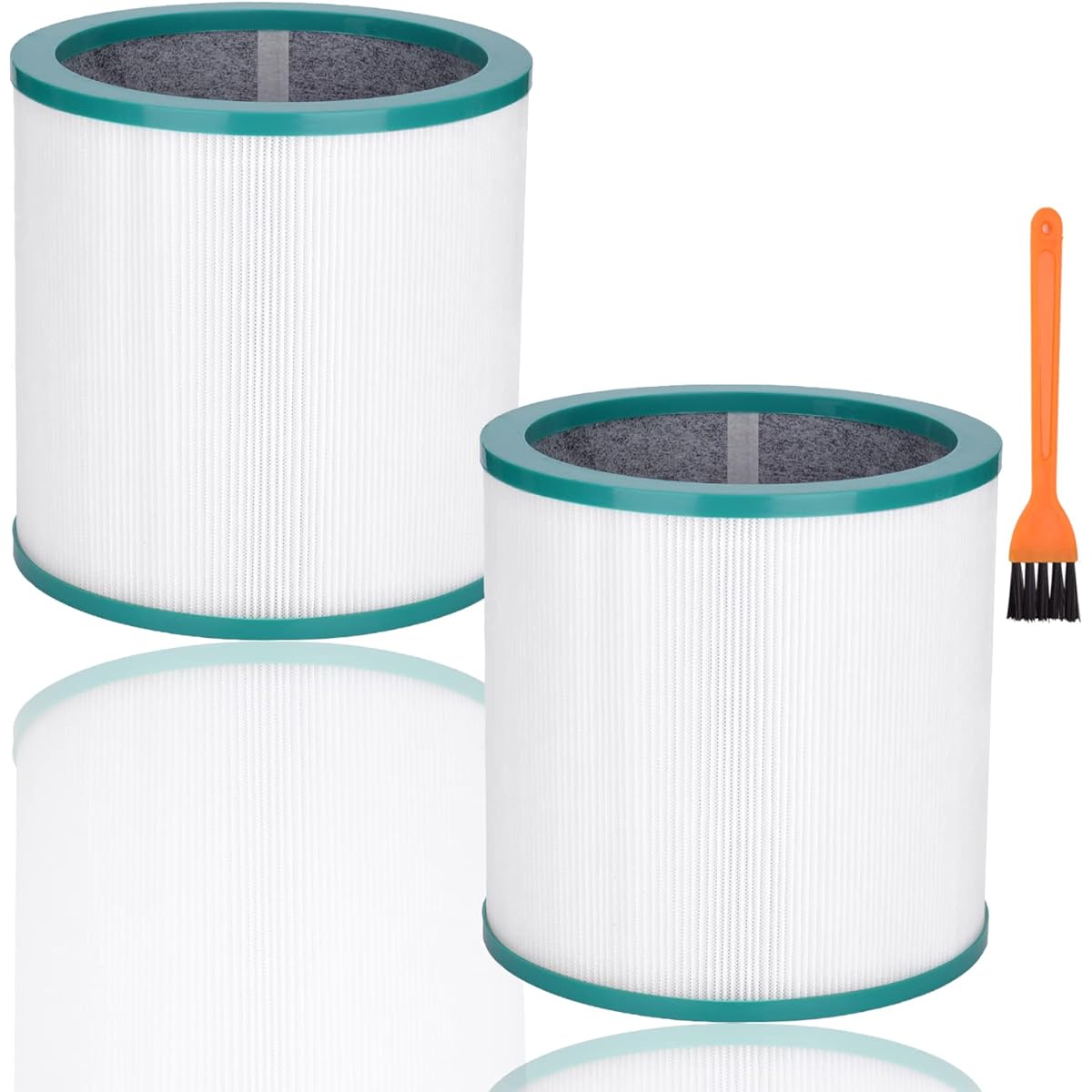 Replacement TP02 Air Purifier Filter for Dyson Pure Cool Link Models TP01 TP02 TP03 BP01 AM11 Tower Purifier Part # 968126-03 305158-01 305159-01 308400-01 308401-01(2) Pack)