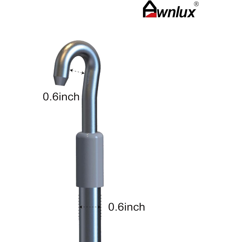 AWNLUX RV Avunning Crank Handle Folding Crank Wand RV-Oening storage Auening-Up to 56 inches