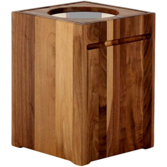 Plus One Series Trash Can 1 Walnut PL1ONE-0110260-WNOL