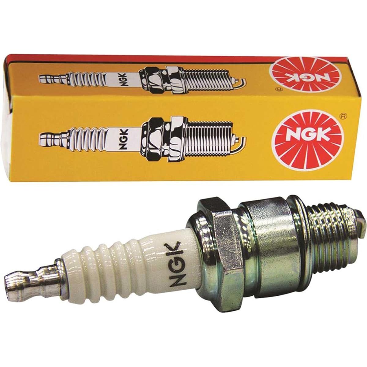 NGK Standard Spark Plug 10 pieces 4322 Nickel Core Chip Standard 0 028 inch BR8HS