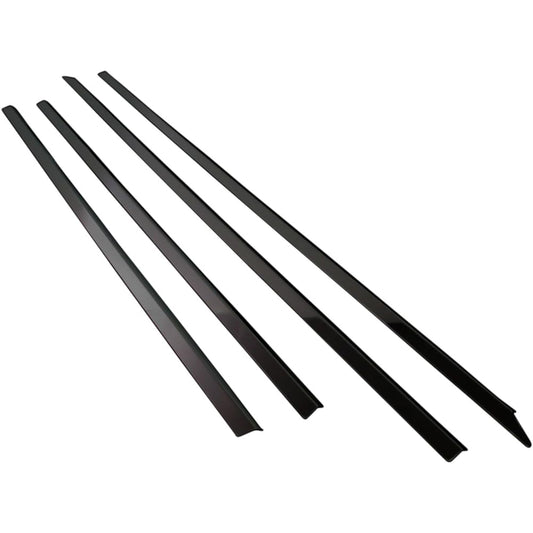 BRIGHTZ Biante CC Series Super Mirror Black Plated Stainless Steel Window Mall 4PC [WIN-BLA-076] 4923