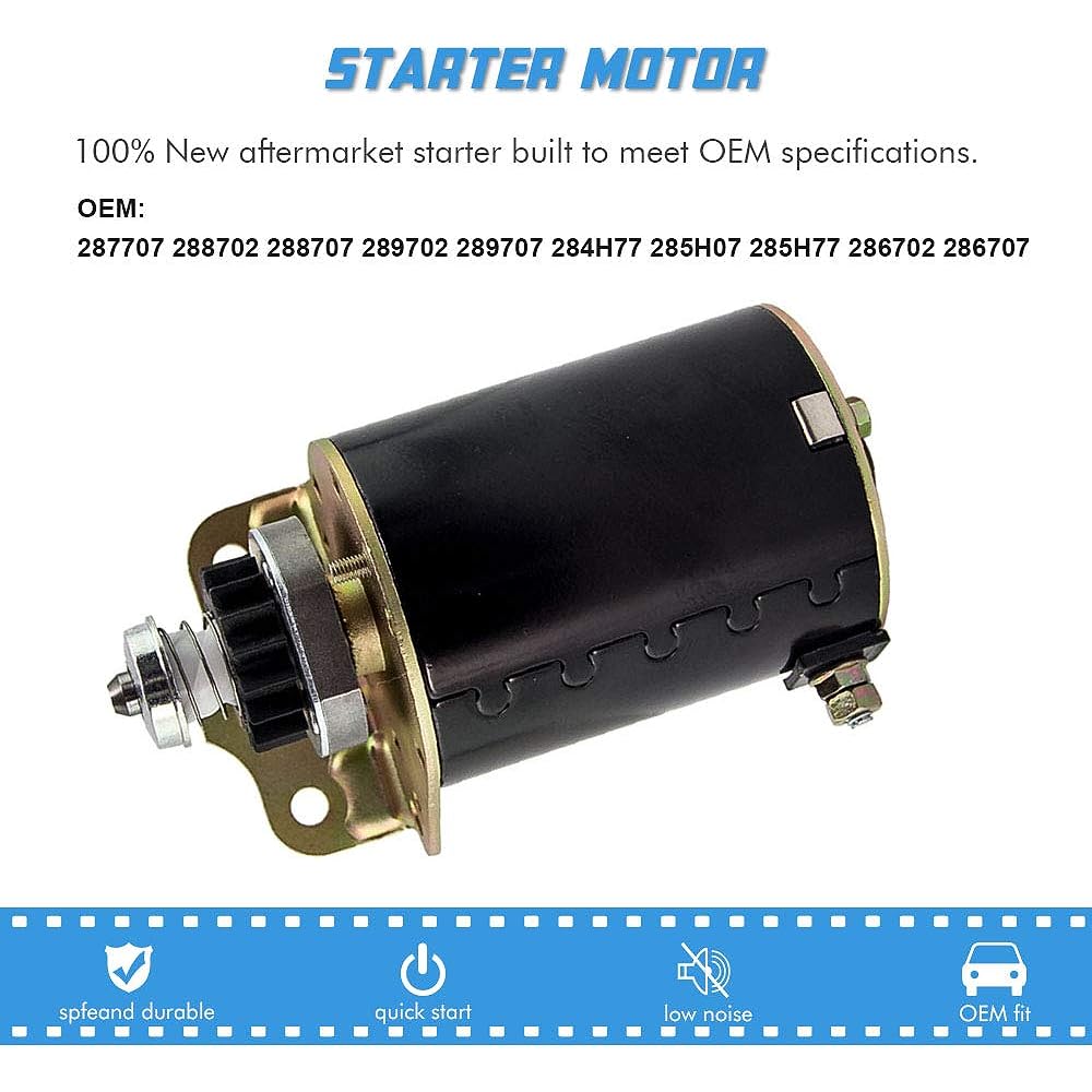 Starter motor exchange 795121 212707 212907 311707 311777 28B707 28ch77 28m707