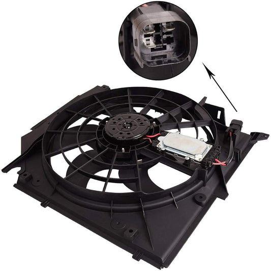 BAPMIC 17117561757 Radiator Cooling Fan Sembrilli BMW E46 328i 330i 99-05
