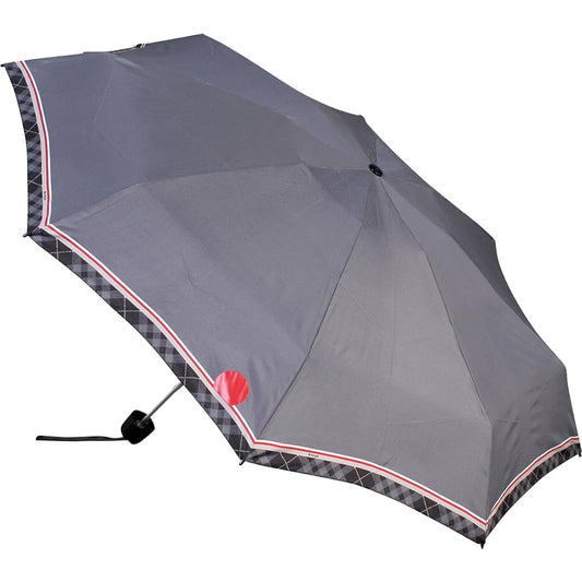 Knirps Folding Umbrella, Compact, Lightweight, Foldable, Men's, Women's, Unisex [Regular Imported Product] T.010 Small Manual Checkered Border KNT010-4031