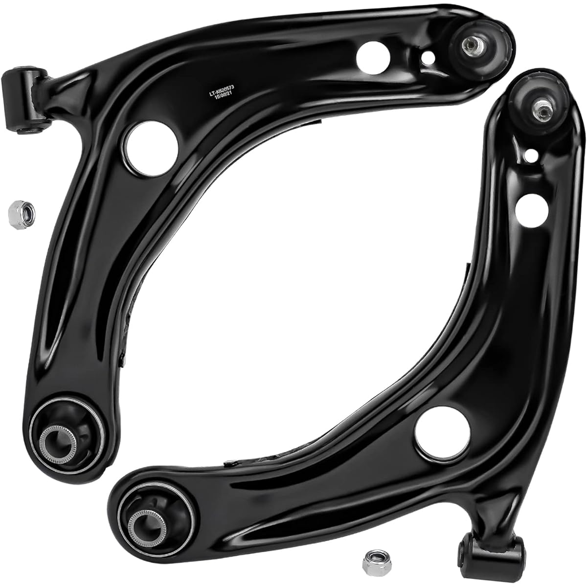 Detroit vehicle axis -lower front driver & passenger seat side control arm and ball joint assembly -2008-2014 Sion XD- [2012-2016 Toyota Prius C] --2007-2014 Toyota Yaris