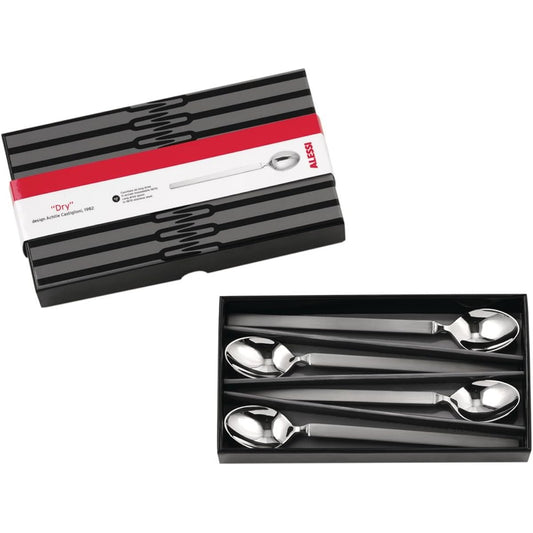[Regular Imported Product] ALESSI DRY Long Drinking Spoon Set of 4 4180/23 S4