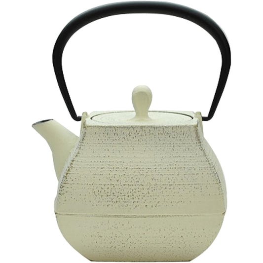 Nanbu Tekki Teapot: Ichichudo Teapot Sekitei 0.7L Premium Ivory W15.5xD12.5xH17.5(cm)