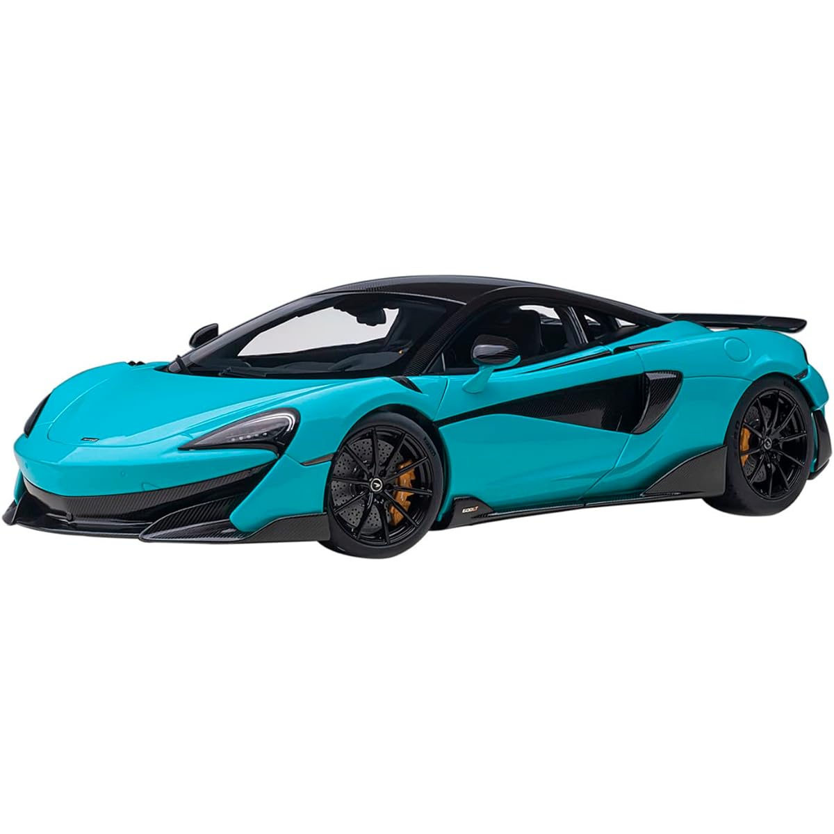 AUTOart 1/18 McLaren 600LT Light Blue Pearl/Carbon Roof Finished Product 76083