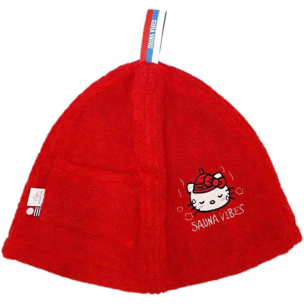[SAUNA VIBES] Sauna Hat Sanrio Characters Collaboration Popular with Women Prevents Hot Flashes Prevents Hair Damage Includes Key Pocket Imabari Towel Certified Men's Women's