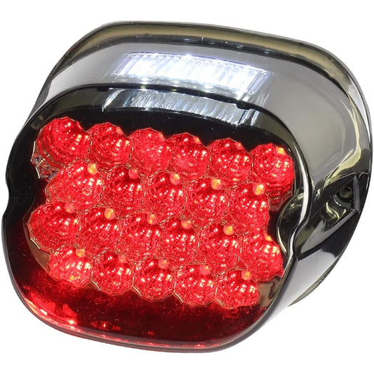 DTR2017 Smoke LED Tail Light 12V For HARLEY Dyna Softail Sportster Touring