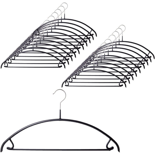 Mawa German non-slip hanger universal 42U for setup M size black set of 20