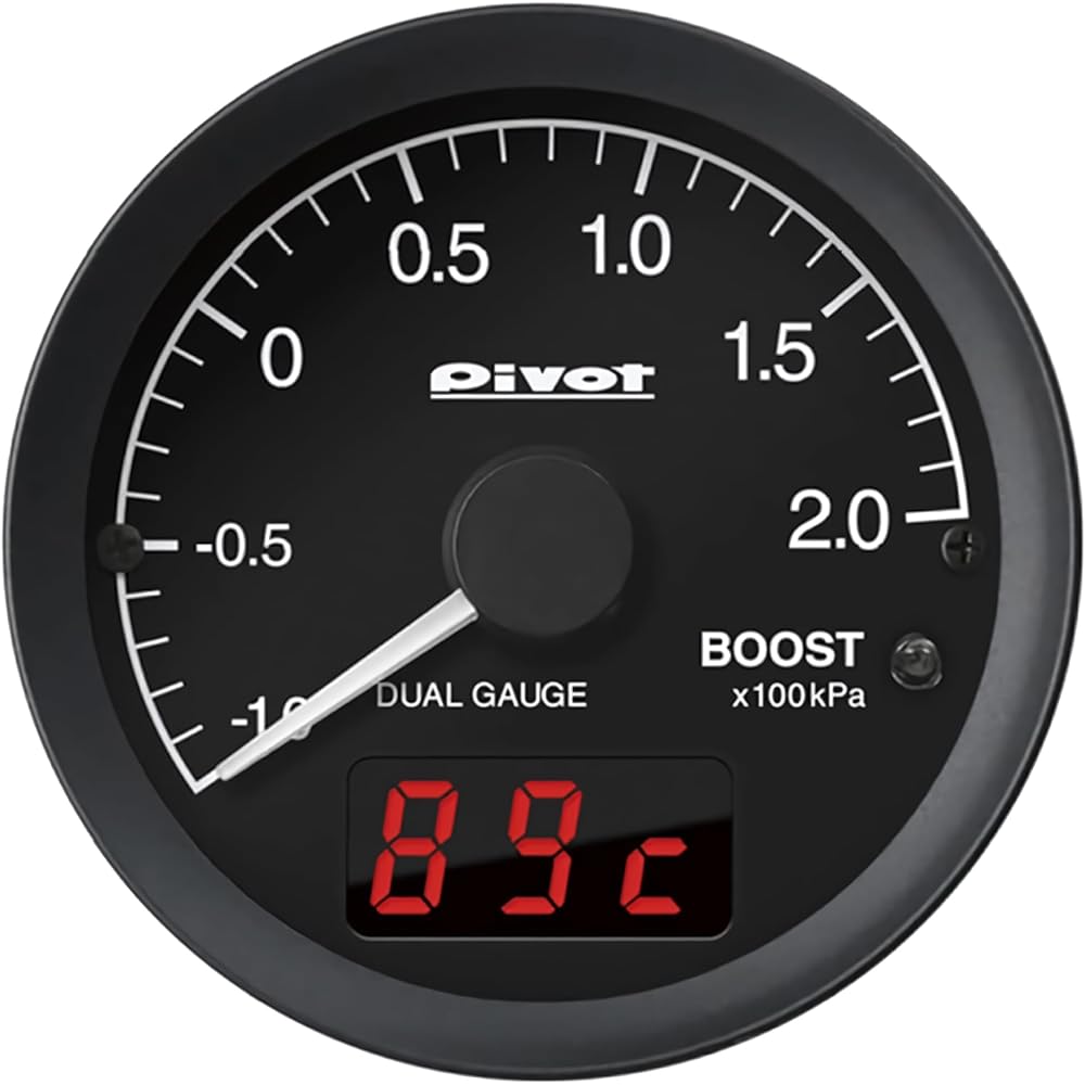 PIVOT meter [DUAL GAUGE RS] Boost meter DRXB