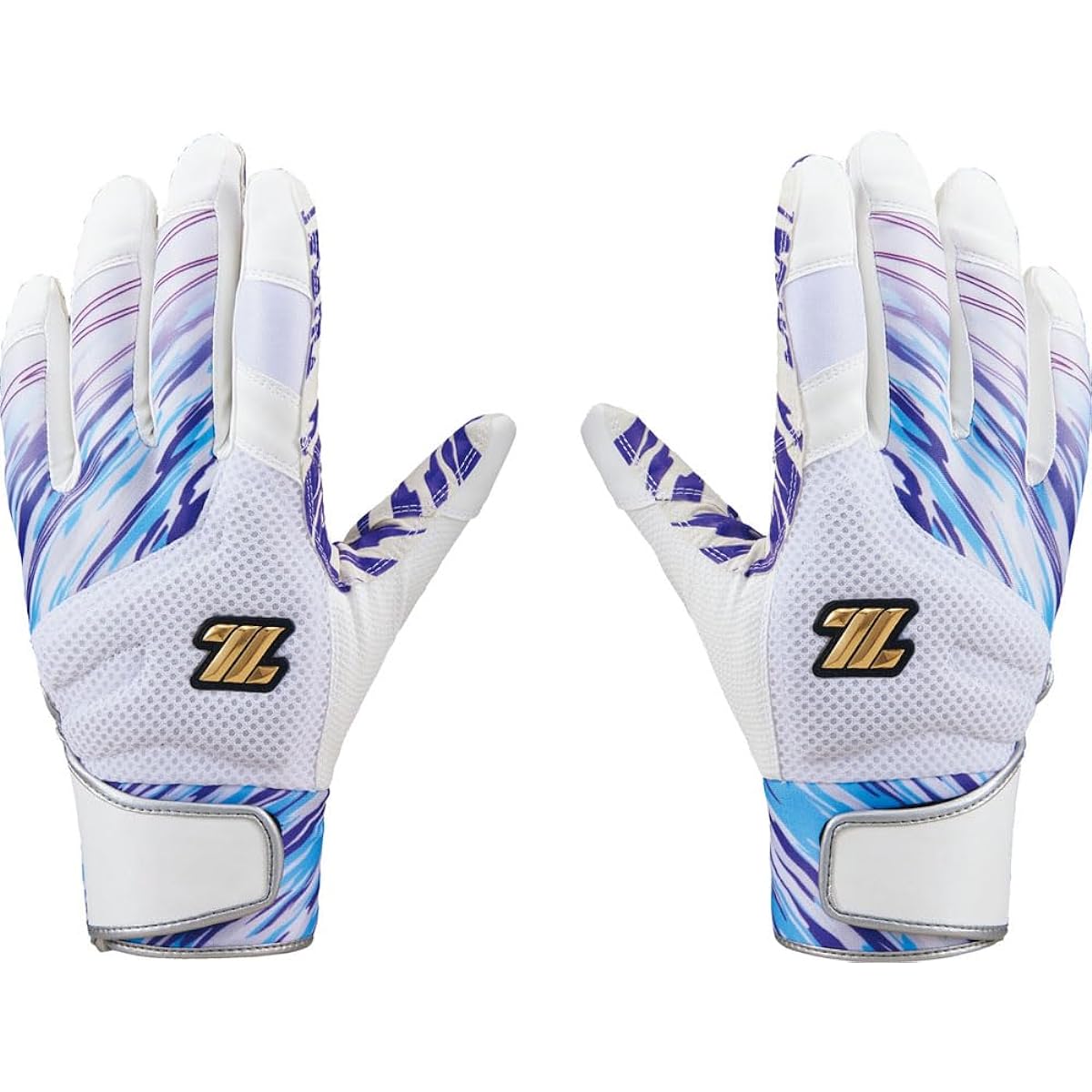 ZETT Baseball Batting Gloves Graphic Grip Gloves General Use for Both Hands BG18513A