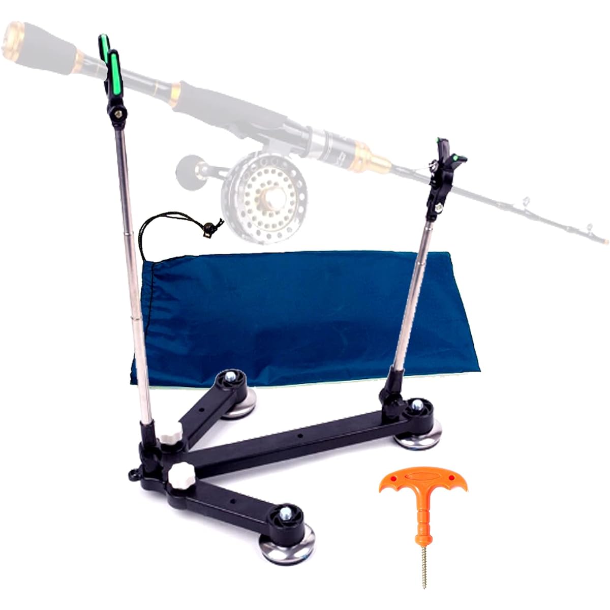 S.fields.inc Rod Holder Rod Holder Rod Holder Fishing Rod Stand Rod Bracket Storage Bag Fixed Pin