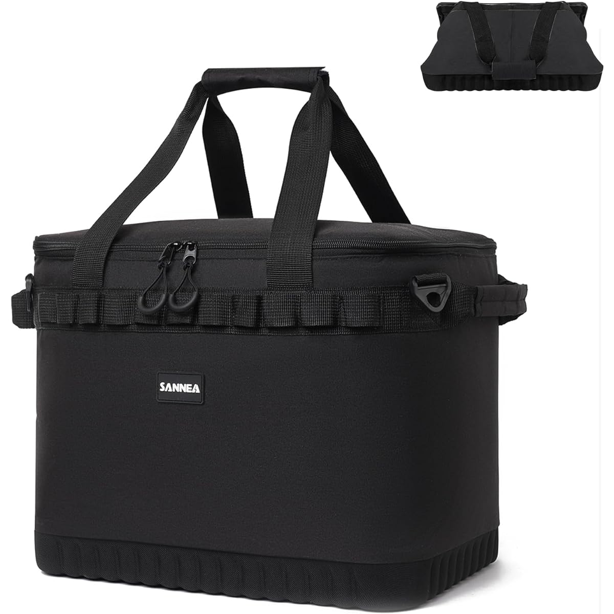 BDLMWH [Reinforced bottom version] Cooler box, large capacity, 30L, 3-layer insulation, cold insulation, thermal insulation, foldable, lightweight, soft, can be carried as a handbag