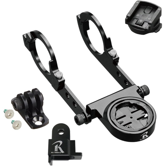 REC-MOUNTS Type19 CATEYE combo mount (double-sided narrow long type, with bottom adapter + light adapter) GM-CATCC + GP-CATHL2 included [19-CAT+GP/GP-CATHL2] Black Handle diameter 31.8mm For (standard size)