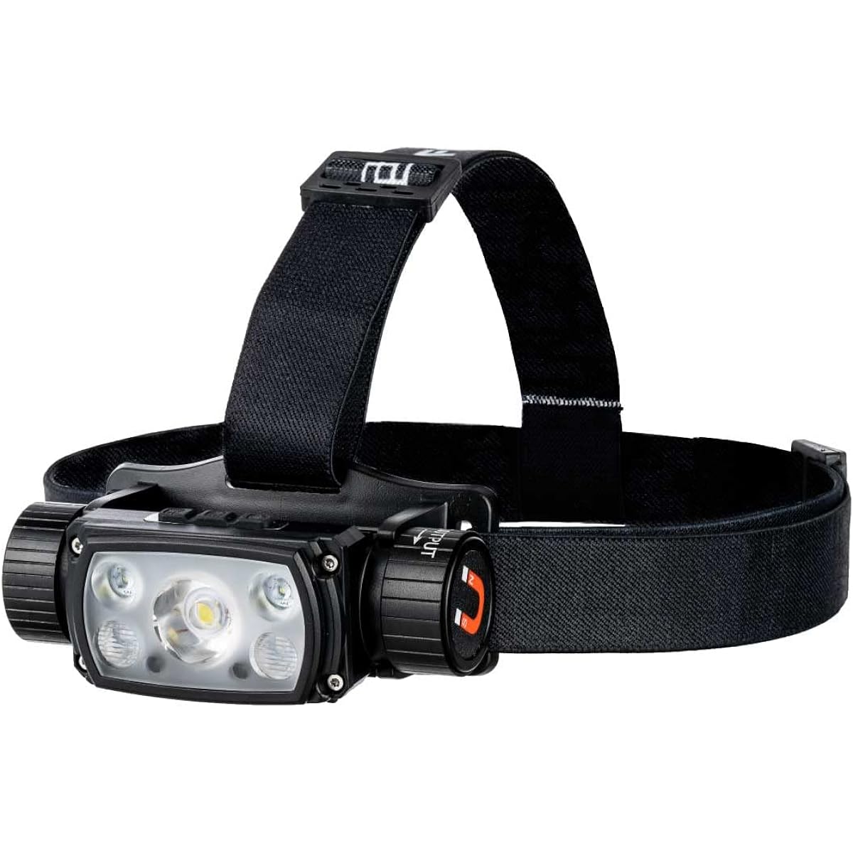 [N-FORCE 2023 Model] Headlight, Rechargeable LED, Rechargeable Headlight, Battery Included, Headlamp, For Camping, Fishing, Mountain Climbing, Outdoor Use, Disaster Prevention, Power Outage TS-03R