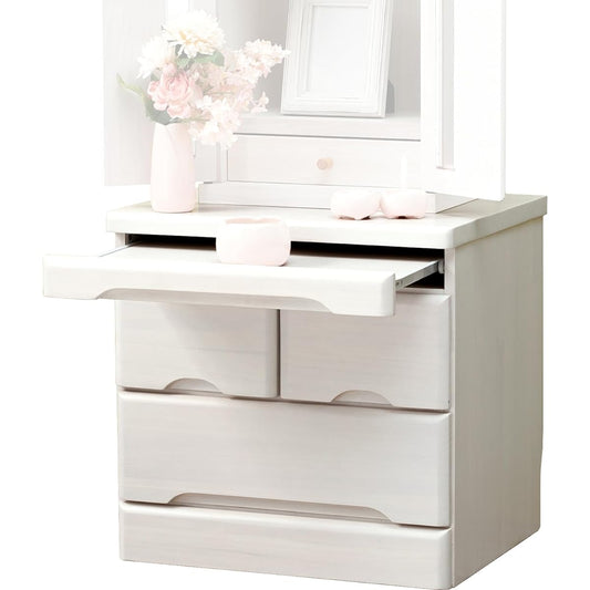 Hagiwara Buddhist altar lower stand Buddhist altar stand Buddhist altar chest Buddhist utensils storage Modern finished product Natural wood Width 46 Depth 39 Height 45 White wash MCH-6072WS