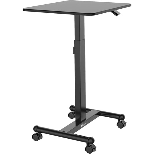 DMM.make Elevating Desk with Casters 600 Black DKS-LDC600B Width 60 x Depth 52cm Mobile Stepless Adjustment Home Telework Office Desk