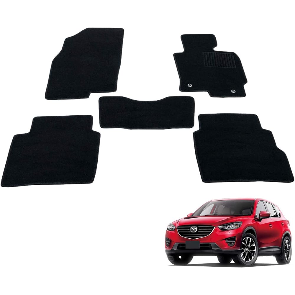 Fenice Car Mat Floor Mat Domestic Production (Mazda CX-5 KE Series) Black Non-Slip Shape Resistant to Slip Car Mat (Car Parts Specialty Store)