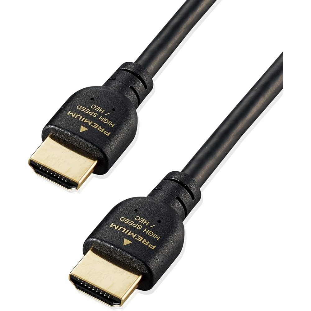 ELECOM HDMI Cable PS5 Compatible Premium Standard 5.0m Black GM-DHHDPS14E50B