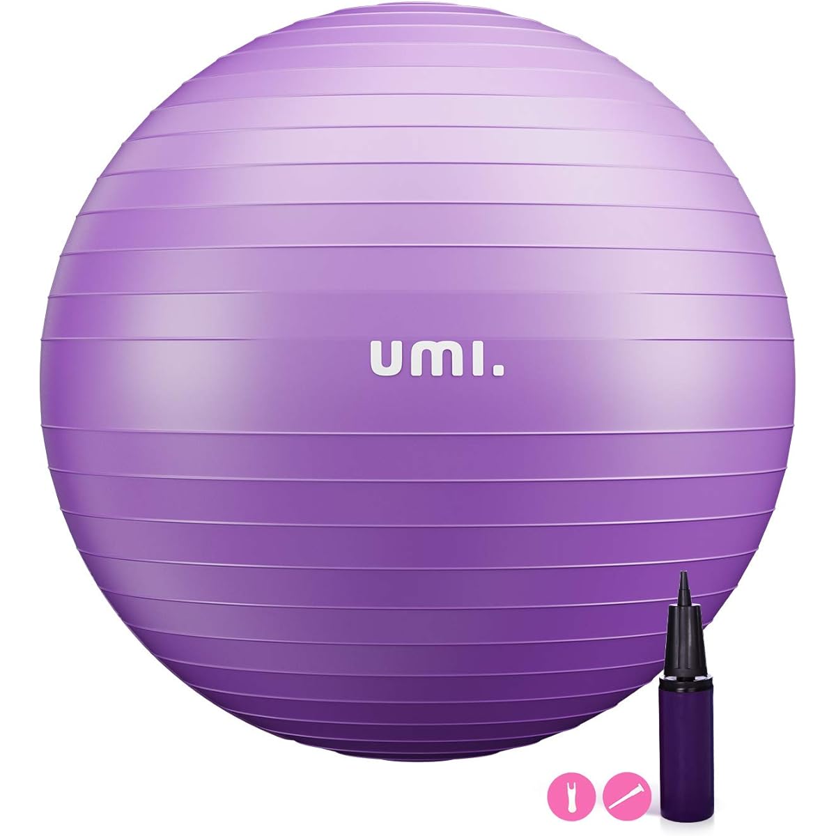 Umi. (Umi) Balance Ball 55cm 65cm 75cm Anti-burst Thick Anti-slip Load Capacity 300kg Hand Pump Included