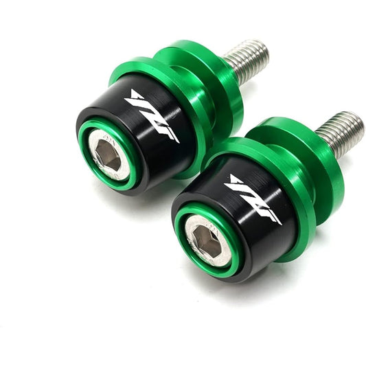 Motorcycle Swingarm Bobbin Spool Motorcycle 6mm Swingarm Spool Slider Stand Bobbin Accessories For Ya-ma-ha YZF R3 R25 R6 R1 2019 2020 2021 (Color: B, Size: Green)