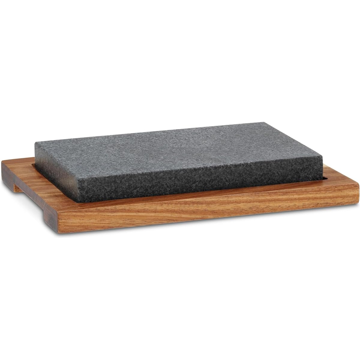 Kela BBQ Equipment Black Size: 24 x 16 x H4cm Stone Grill Plate Set Country 16647