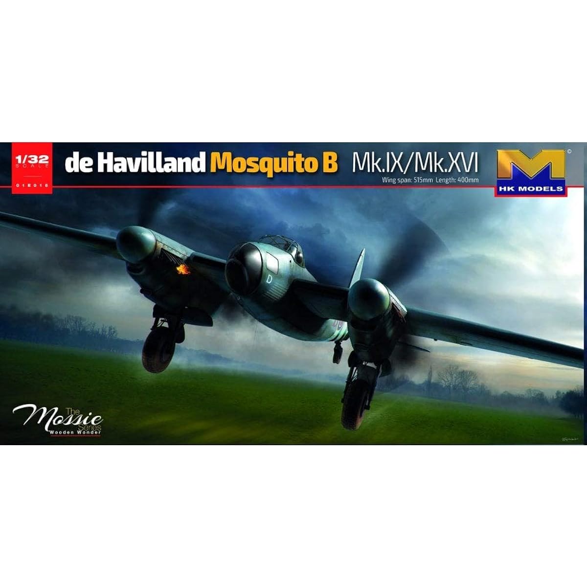 HK Model 1/32 British Army De Havilland Mosquito B Mk.9/Mk.14 Plastic Model HKM01E016