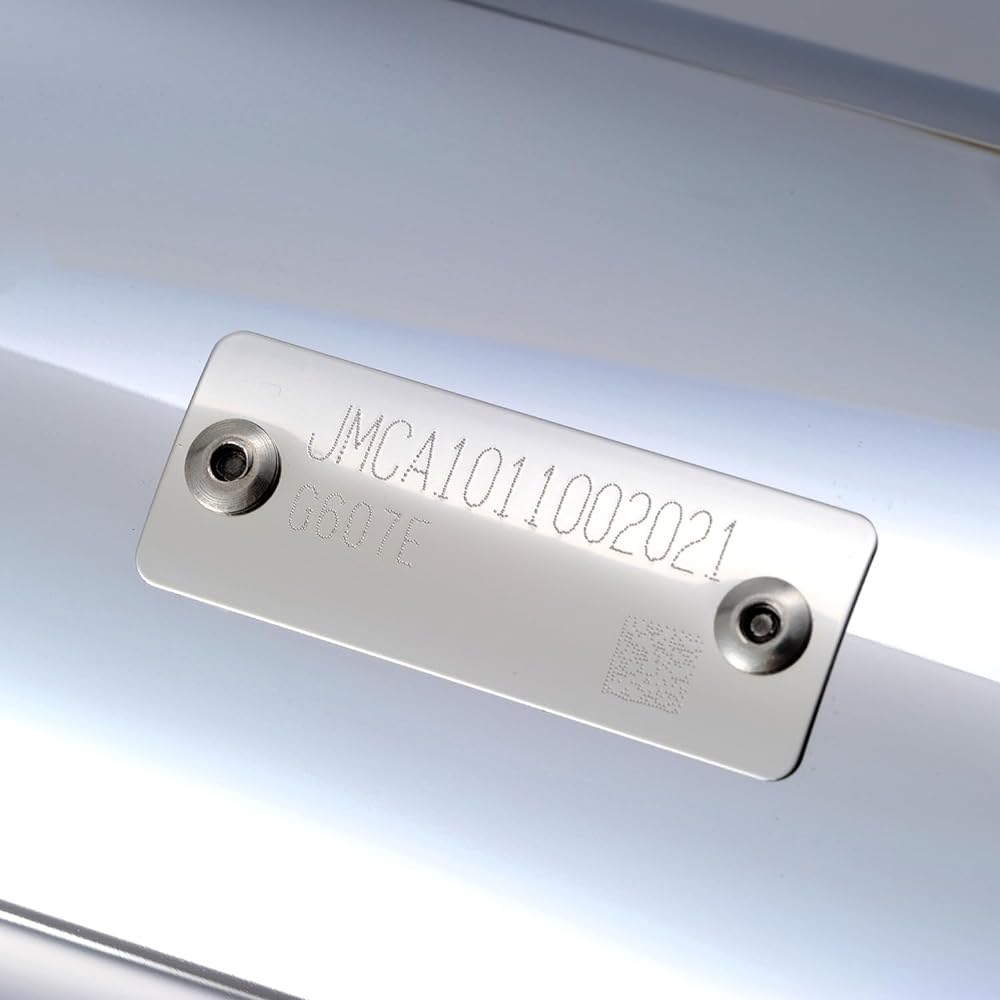 Daytona DS250 (08-17) 95123 Slip-on Muffler Slash Cut Steel Chrome Plated Finish