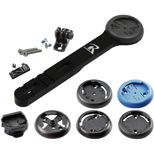 [REC MOUNT] Type α combo mount exclusively for URSUS (carbon stem integrated handlebar for MAGNUS H.01 ROAD) (model compatible with 10 brands) [URSUS α+GP] Garmin, Cateye, Pioneer, Rezine, Wahoo, Brighton, Giant, Explorer, Sigma, Polar, GoPro HERO compat