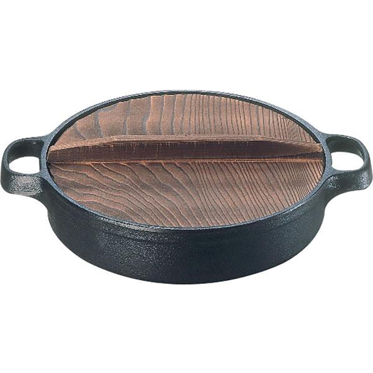Oigen Nanbu Ironware Sukiyaki Gyoza Pot 26cm IH Compatible CA-4