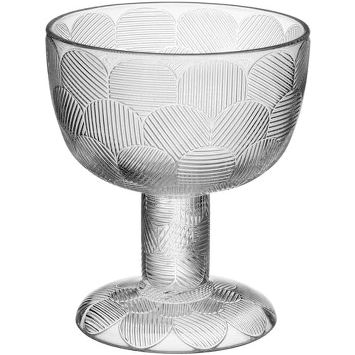 [Regular Imported Product] Iittala Miranda Bowl with Legs 145mm Clear 1051294