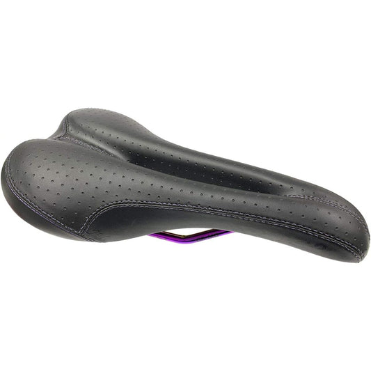 VELO RACER SADDLE LIMITED OIL SLICK RAIL ALL BLACK SL-OTR-M005