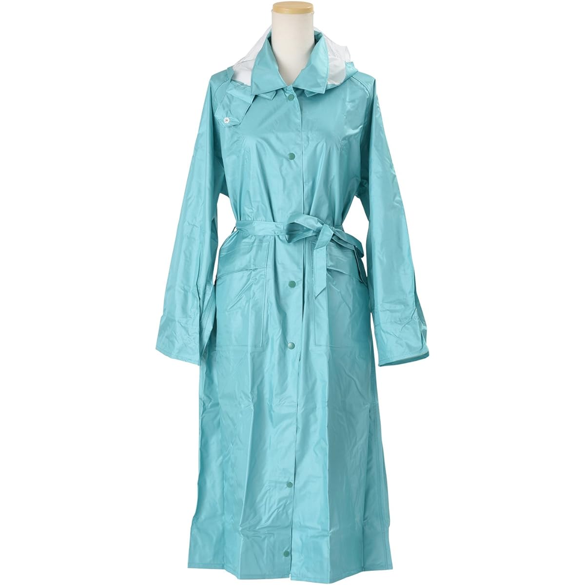 Kinkame Revita Raincoat, Made in Japan, 12 Colors, 6 Sizes, Light Green, L(120), Waterproof, 2.5 Layers, Water Stop Tape, K9000-LGR-120