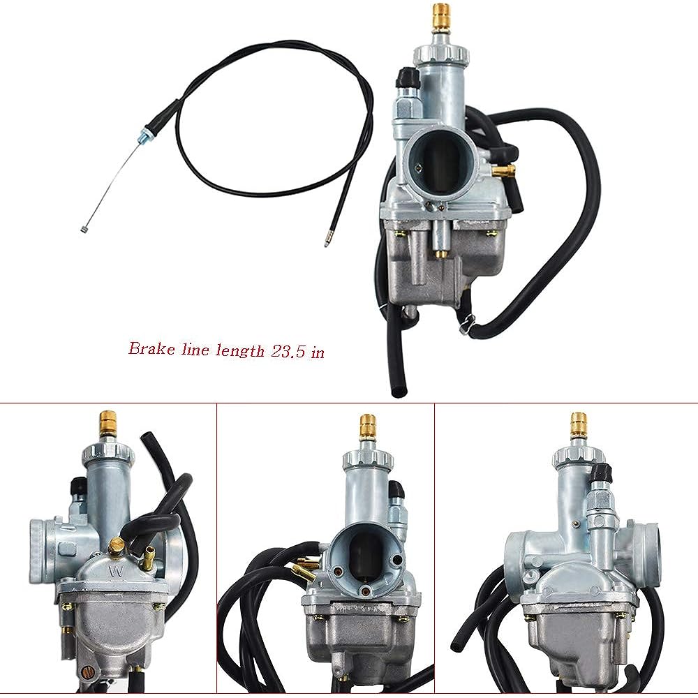 Carburetor & throttle cable Kawasaki Bayou 220 250 KLF220 KLF250A