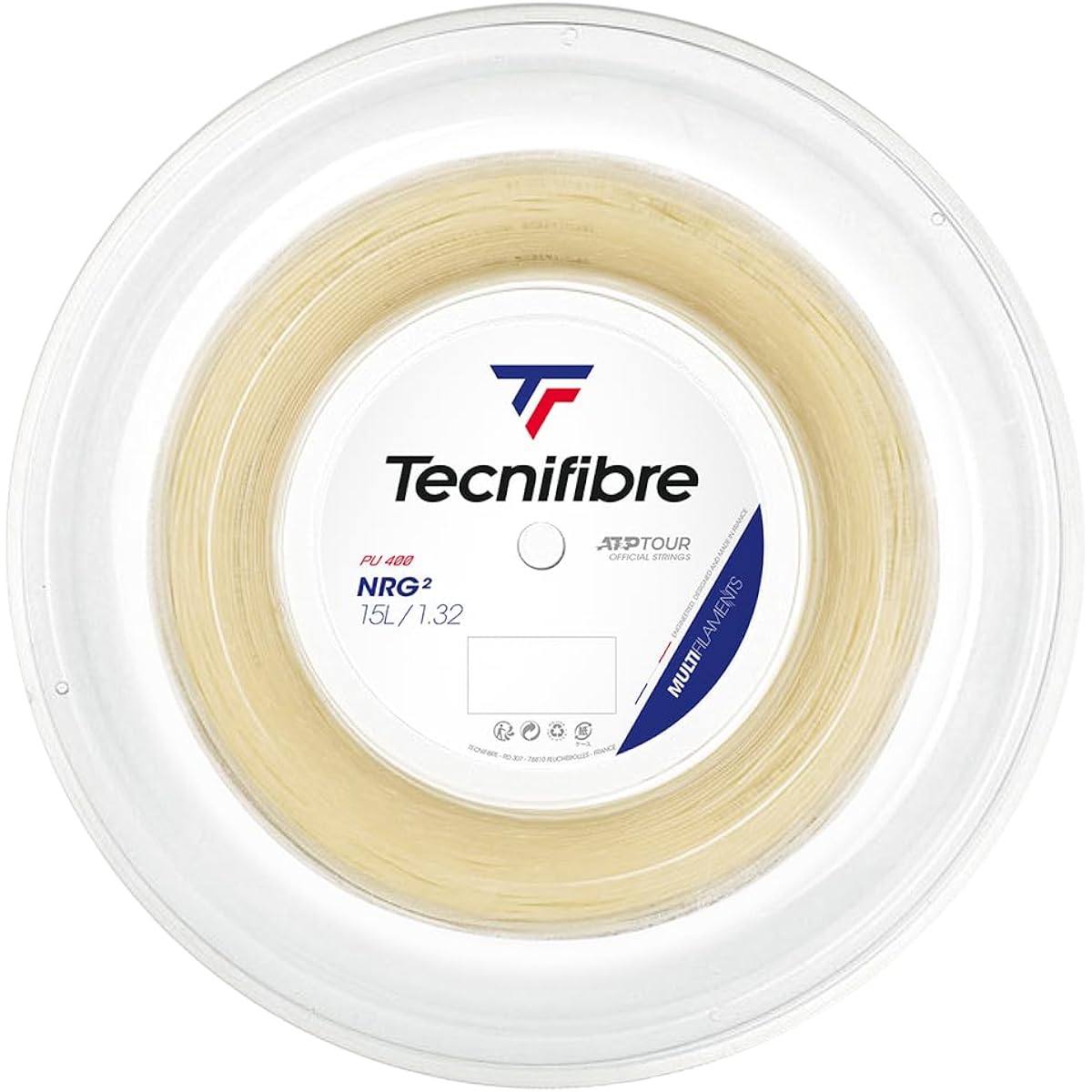 Tecnifibre Hardball Tennis Gut NRG Square 200m Natural