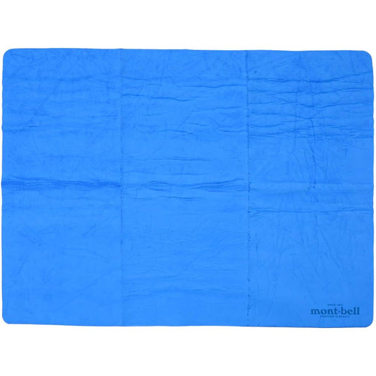 [Mont-bell] Mont-bell Quick Drying Towel Sponge Towel High Performance Towel Soak Up PVA Sponge Highly Absorbent Water Absorbent Plain Compact Camping Outdoor 1124552 (Blue)