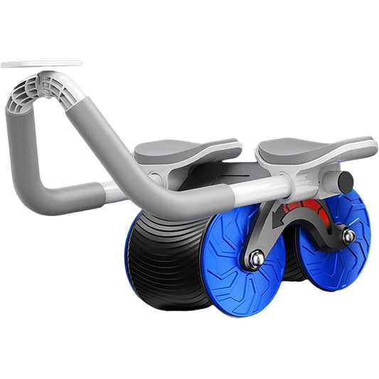 Ab Roller Wheel Abdominal Core Strength Training Workout Equipment Automatic Return Ab Machine Ab Wheel with Elbow Support for Core Fitness Resistance Home Gym Exercise