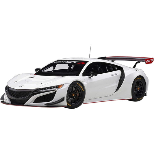 AUTOart 1/18 Honda NSX GT3 2018 White Finished Product 81898