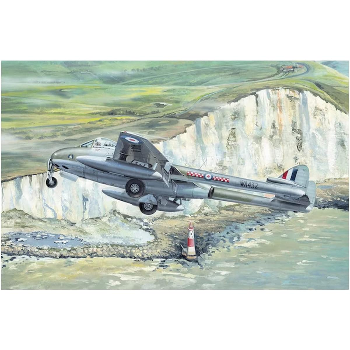 Infinity Models 1/32 Royal Air Force D.H. Vampire FB Mk.5 Plastic Model IFM3204 Molding Color