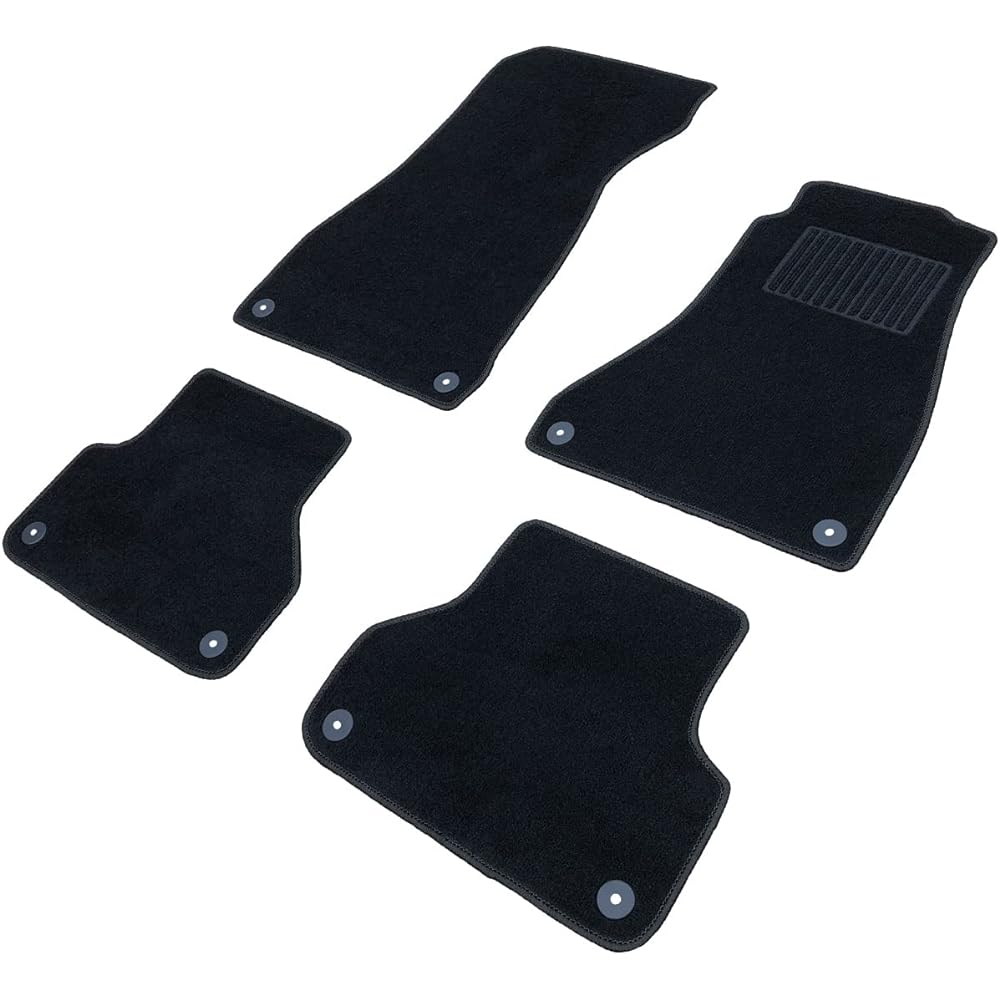 Fenice Car Mat Floor Mat Domestic Production (Audi A4 B9 8W) For Right Hand Drive Black Non-Slip Shape Resistant to Slip Car Mat (Car Parts Specialty Store)