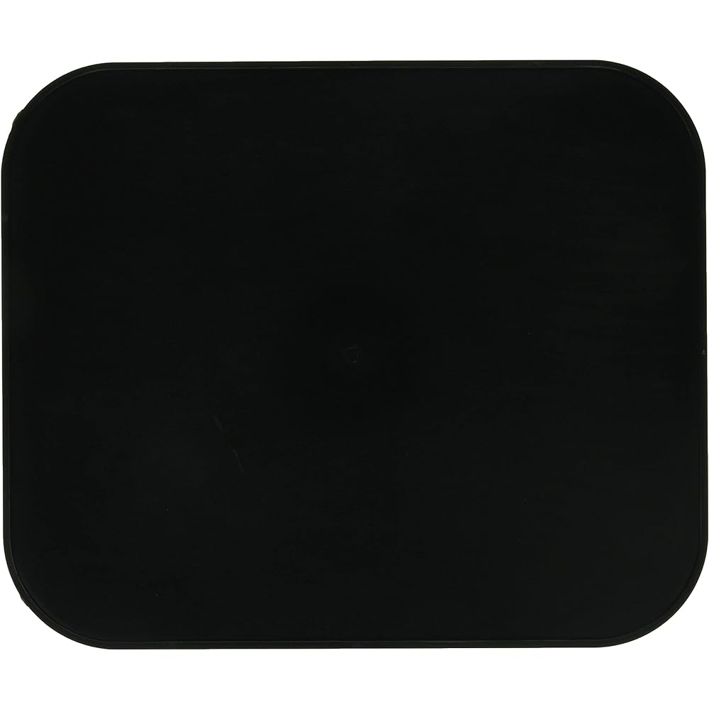 Kijima Motorcycle Bike Parts Bib Plate Square 250 x 300mm 3 Pieces Black 305-35241