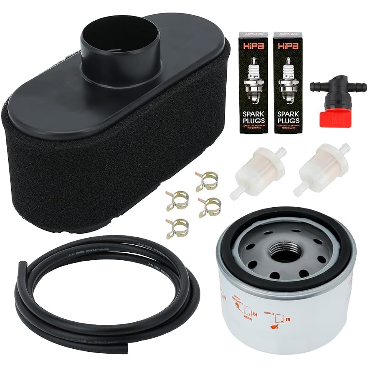 HIPA Kawasaki fr691v fs481v fr651v fr730v fs541v fs600v fs651v fs691v fs730v 4-stroke engine lawn mower tractor tune up kit 11013 0752 air filter 490656565655565555555555 7007 Oil Filter