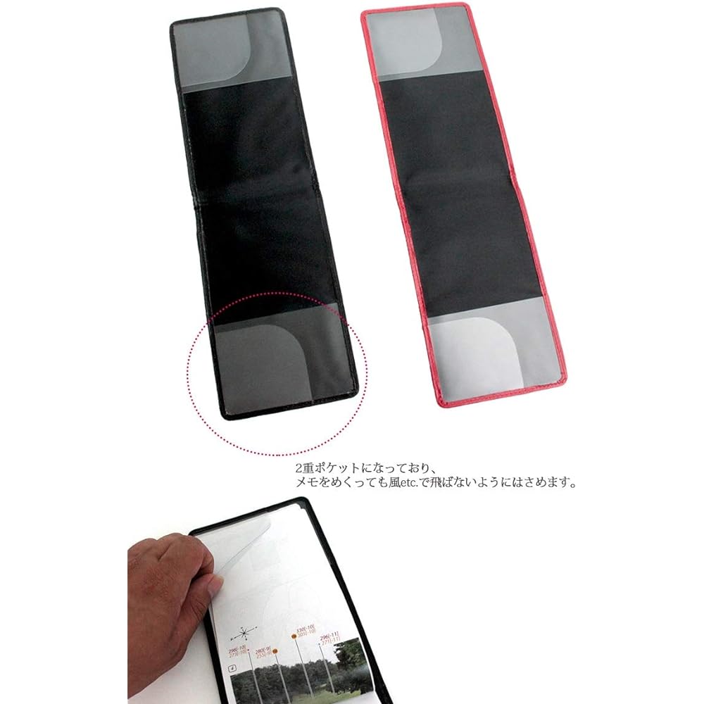 [AWESOME] Golf Yardage Book Cover Vertical Carbon Style Series Silver ASGFT-CB03