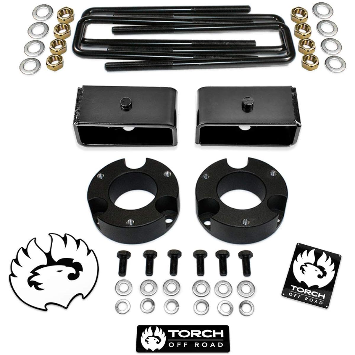 TORCH 3 -inch front 2 inch Rear -planning lift kit 1995-2004 Toyota Takoma 2WD 4WD TRD SR5 -Lag Heal Bolt Pattern only with 6 models