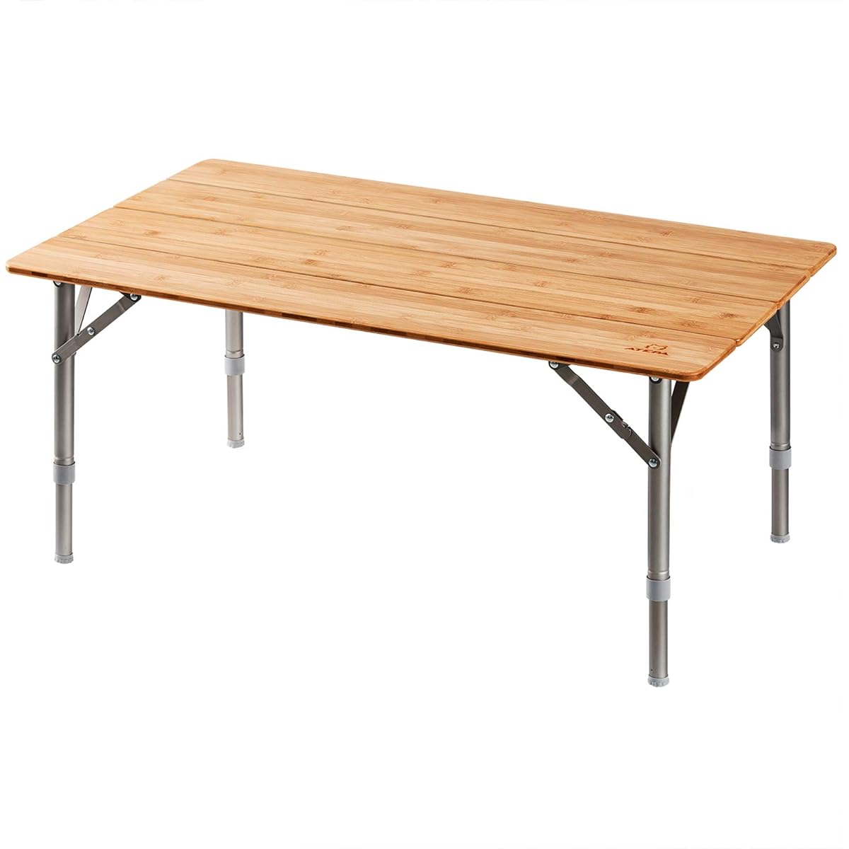 ATEPA Outdoor Table Folding Bamboo Camping Table Desk Bamboo Low Table with Storage Bag