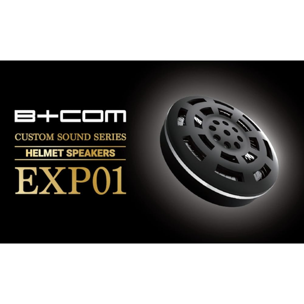 [Sign House] Motorcycle Helmet Speaker B+COM Custom Sound Series Helmet Speaker EXP01 (Compatible Models: B+COM SB6X/ONE) 00082351 Black