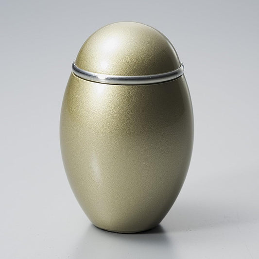Buddhist Altar Shop Takita Shoten Mini Urn Cocos Pearl White Diameter 4.9cm x Height 7.6cm ◆ Sharing urn, urn, ashes, ashes container, charnel container ◆ Memorial service on hand [Certificate issued by Takita Shoten included]