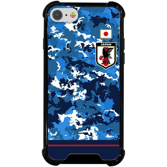 Cogito Smartphone Cover Hybrid Type Q Japan Soccer National Team ver. [iPhone7/8/SE2/SE3] Black